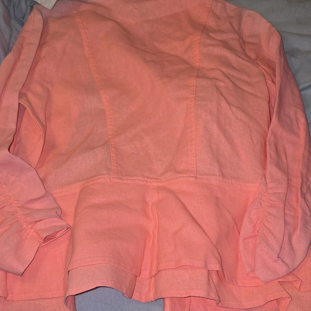 Brand New With Tags "VANITY"Women's Double-Breasted Coral Jacket - Picture 5 of 6